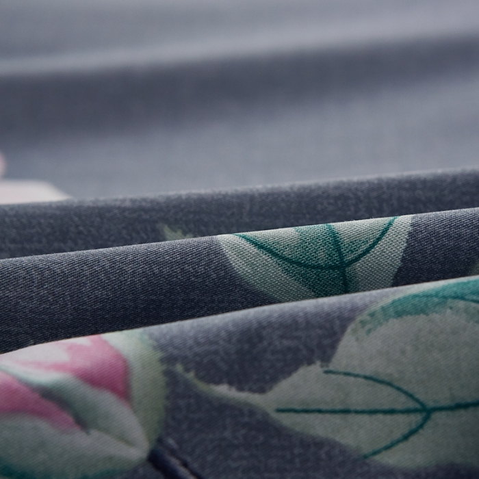 91家纺网 家纺一手货源 找家纺 雲归梦 2019全棉活性大版中国风花卉四件套 花前月下