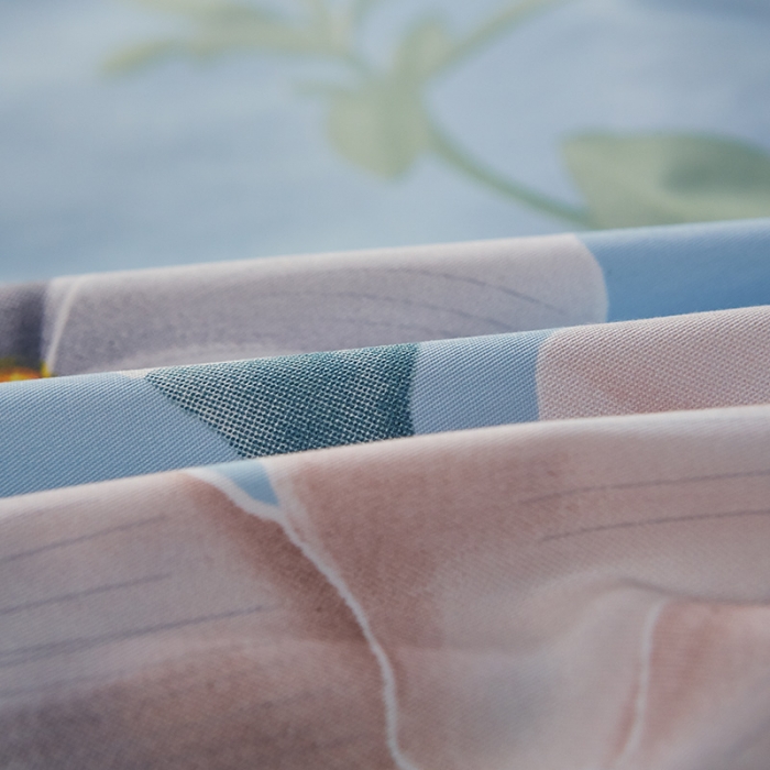 91家纺网 家纺一手货源 找家纺 雲归梦 2019全棉活性大版中国风花卉四件套 花想容