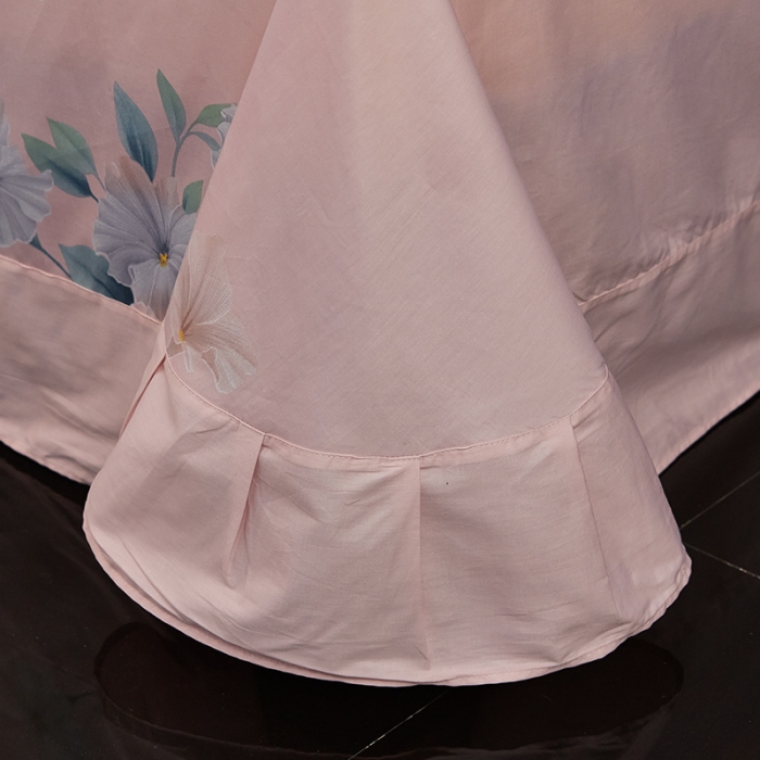 91家纺网 家纺一手货源 找家纺 雲归梦 2019全棉活性大版中国风花卉四件套 花想容