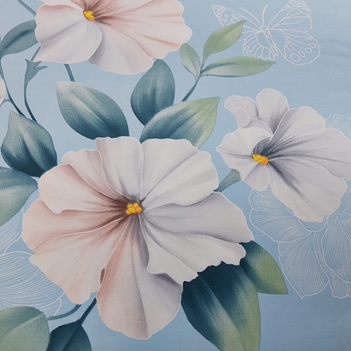 91家纺网 家纺一手货源 找家纺 雲归梦 2019全棉活性大版中国风花卉四件套 花想容