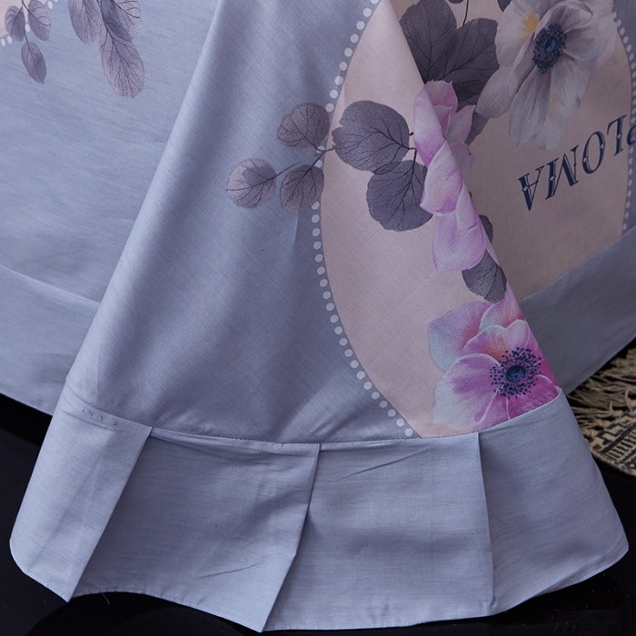 91家纺网 家纺一手货源 找家纺 雲归梦 2019全棉活性大版中国风花卉四件套 锦瑟