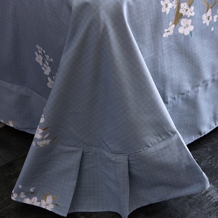 91家纺网 家纺一手货源 找家纺 雲归梦 2019全棉活性大版中国风花卉四件套 锦苑