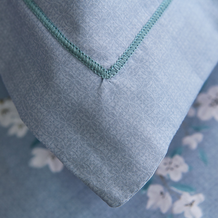 91家纺网 家纺一手货源 找家纺 雲归梦 2019全棉活性大版中国风花卉四件套 锦苑