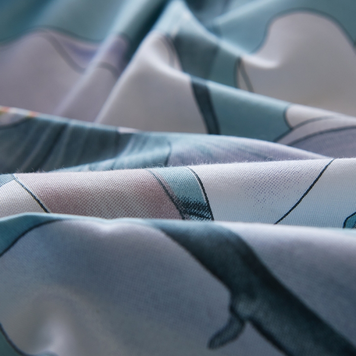 91家纺网 家纺一手货源 找家纺 雲归梦 2019全棉活性大版中国风花卉四件套 慕恋