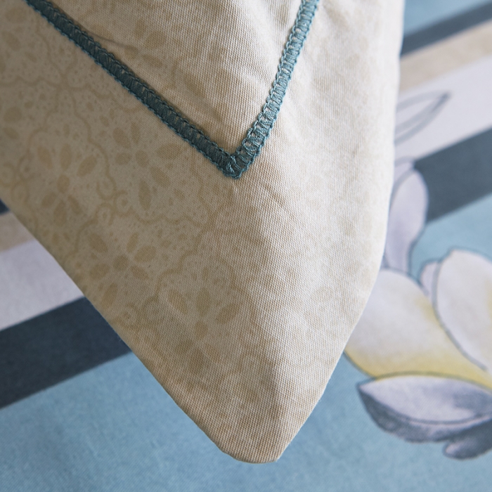 91家纺网 家纺一手货源 找家纺 雲归梦 2019全棉活性大版中国风花卉四件套 慕恋