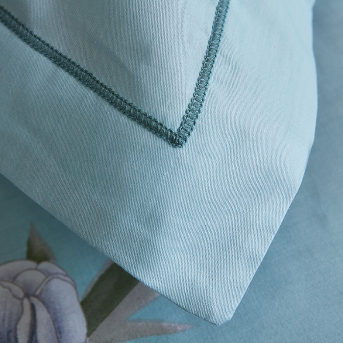 91家纺网 家纺一手货源 找家纺 雲归梦 2019全棉活性大版中国风花卉四件套 千禧