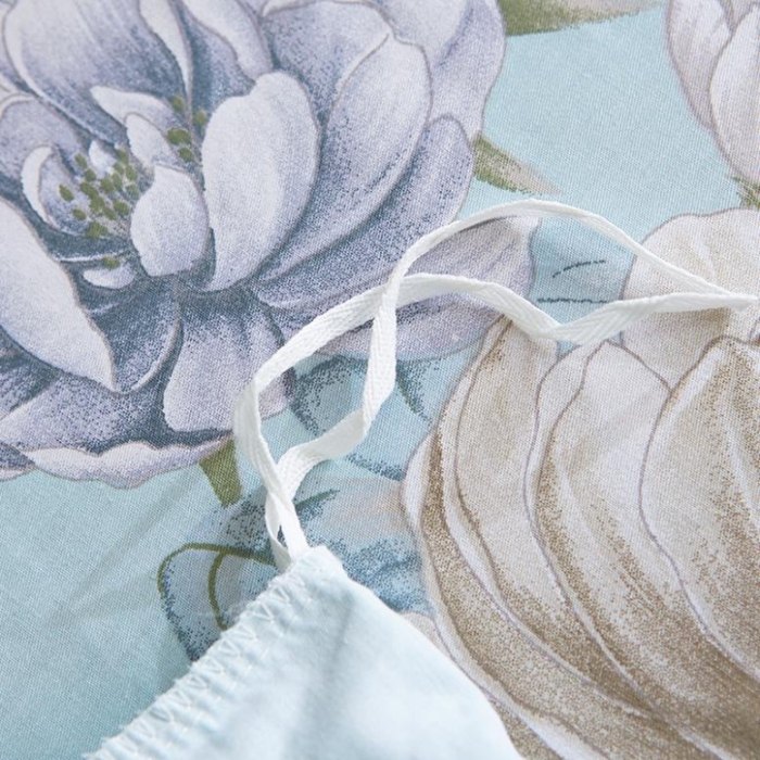 91家纺网 家纺一手货源 找家纺 雲归梦 2019全棉活性大版中国风花卉四件套 千禧