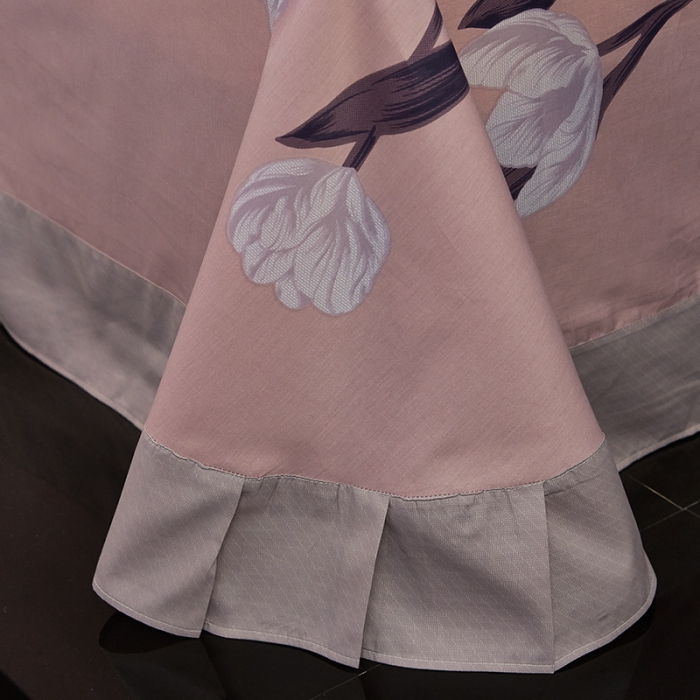 91家纺网 家纺一手货源 找家纺 雲归梦 2019全棉活性大版中国风花卉四件套 悠悠花香