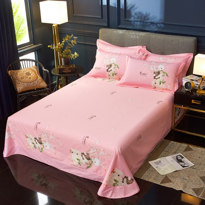 91家纺网 家纺一手货源 找家纺 （总）雲归梦家纺 2019新款13372全棉活性大版四件套