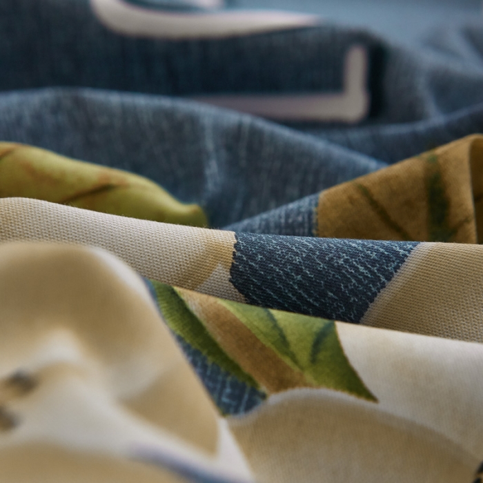 91家纺网 家纺一手货源 找家纺 雲归梦家纺 2019新款13372全棉活性大版四件套 安夏