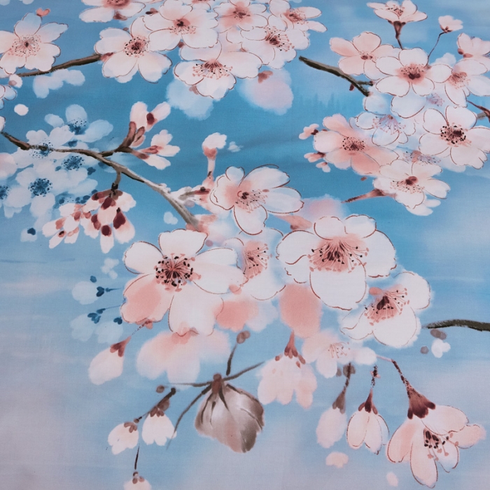 91家纺网 家纺一手货源 找家纺 雲归梦家纺 2019新款13372全棉活性大版四件套 江南春