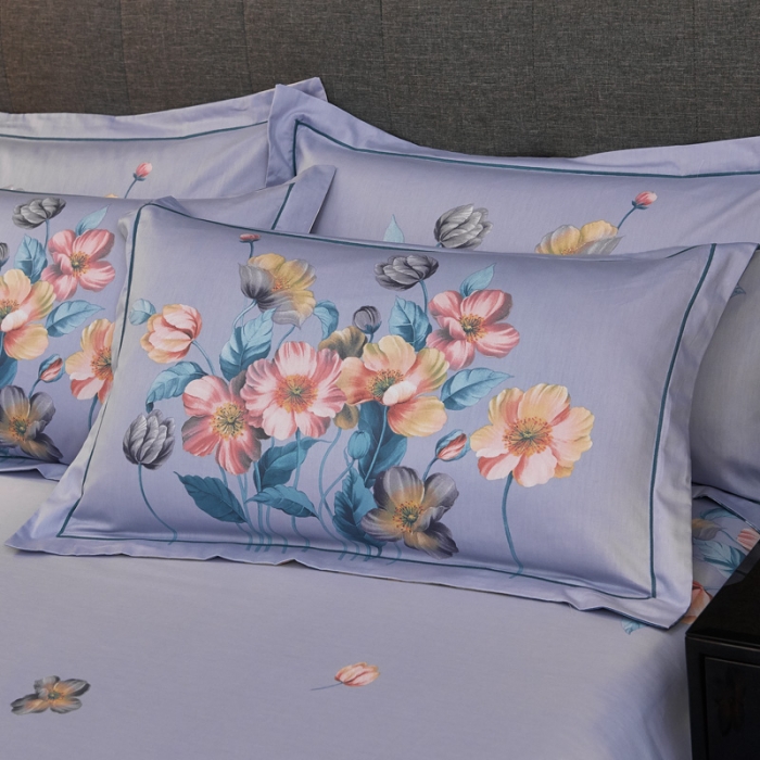 91家纺网 家纺一手货源 找家纺 雲归梦家纺 2019新款13372全棉活性大版四件套 仙缘