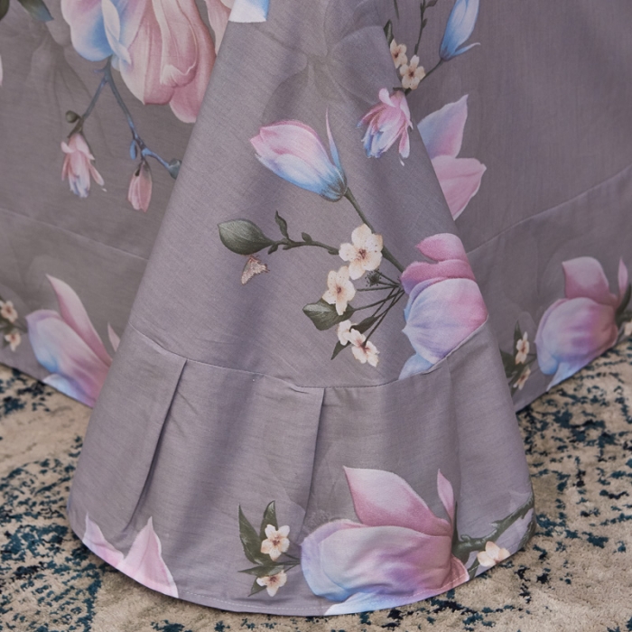 91家纺网 家纺一手货源 找家纺 雲归梦家纺2019新款13372全棉活性大版四件套爱的心怡兰