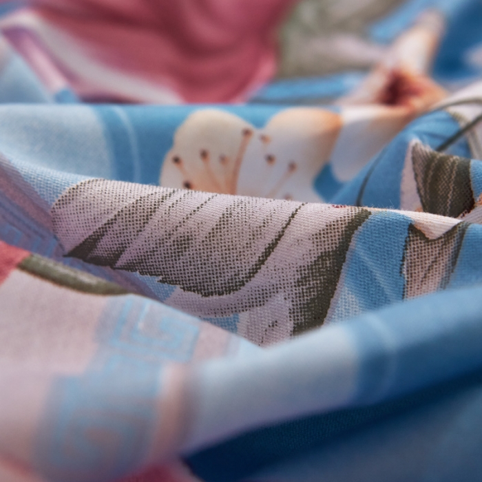 91家纺网 家纺一手货源 找家纺 雲归梦家纺2019新款13372全棉活性大版四件套爱的心怡兰