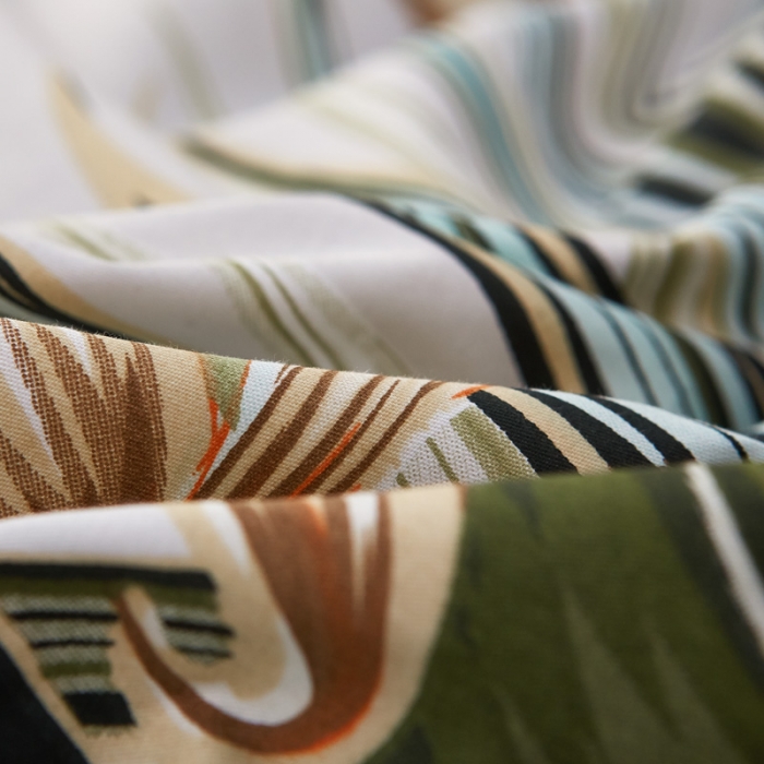 91家纺网 家纺一手货源 找家纺 雲归梦家纺 2019新款13372全棉活性大版四件套 葱郁