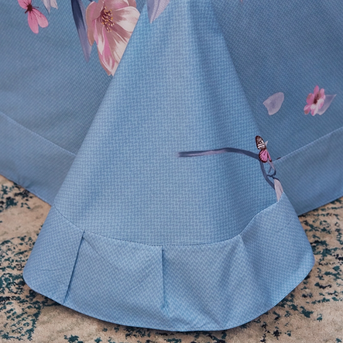 91家纺网 家纺一手货源 找家纺 雲归梦家纺 2019新款13372全棉活性大版四件套 黛茜