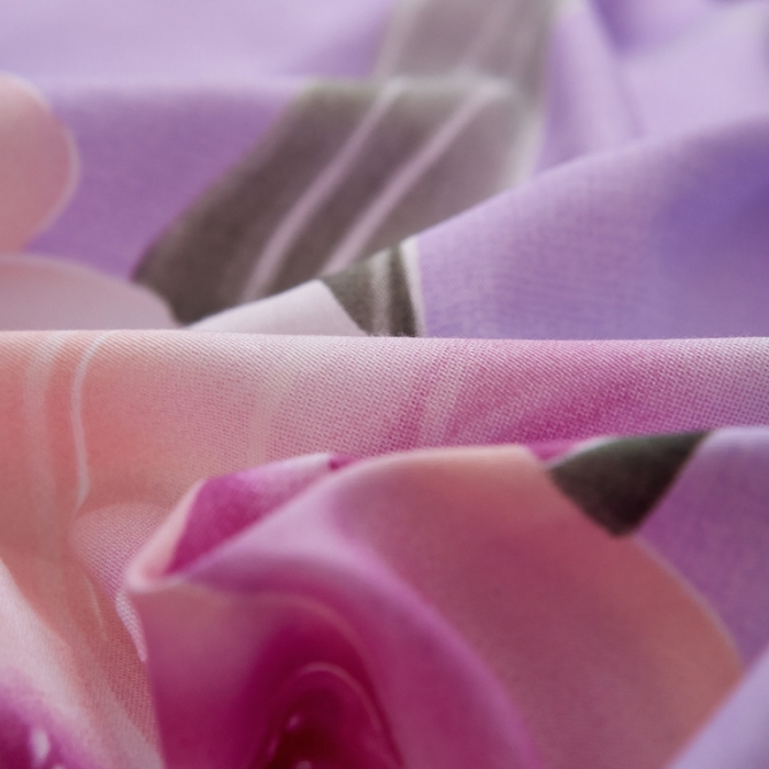 91家纺网 家纺一手货源 找家纺 雲归梦家纺2019新款13372全棉活性大版四件套 花开漫舞