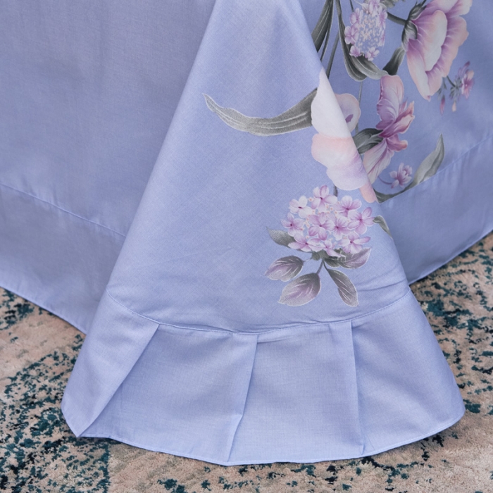 91家纺网 家纺一手货源 找家纺 雲归梦家纺2019新款13372全棉活性大版四件套 花开漫舞