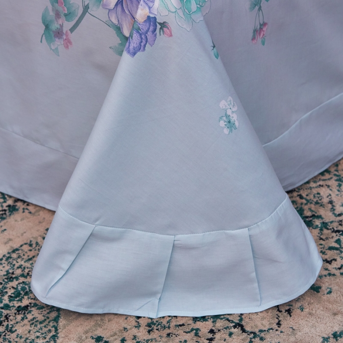 91家纺网 家纺一手货源 找家纺 雲归梦家纺 2019新款13372全棉活性大版四件套 花木槿