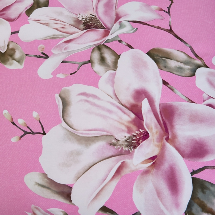 91家纺网 家纺一手货源 找家纺 雲归梦家纺 2019新款13372全棉活性大版四件套 花意粉