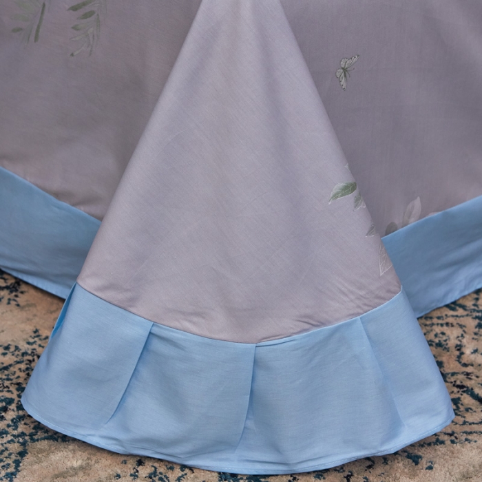 91家纺网 家纺一手货源 找家纺 雲归梦家纺 2019新款13372全棉活性大版四件套 花月吟