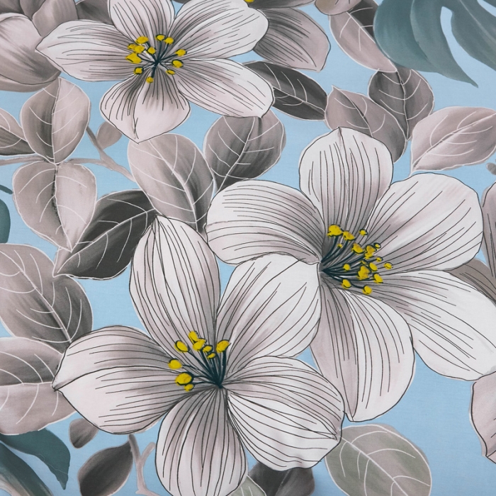 91家纺网 家纺一手货源 找家纺 雲归梦家纺 2019新款13372全棉活性大版四件套 花月吟