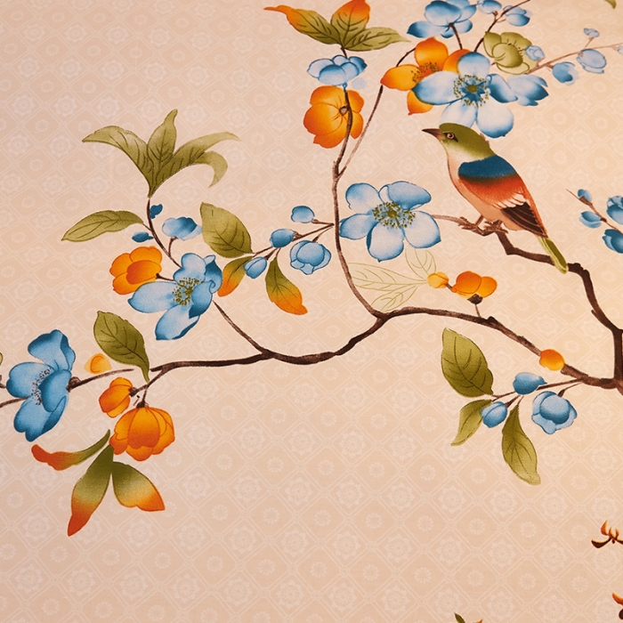 91家纺网 家纺一手货源 找家纺 雲归梦家纺2019新款13372全棉活性大版四件套 欢天喜地