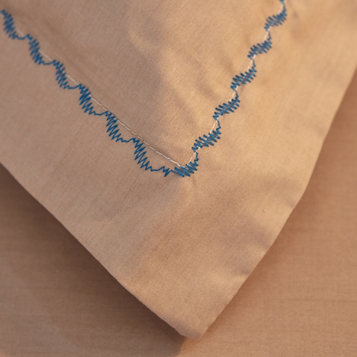 91家纺网 家纺一手货源 找家纺 雲归梦家纺 2019新款13372全棉活性大版四件套 龙舌兰