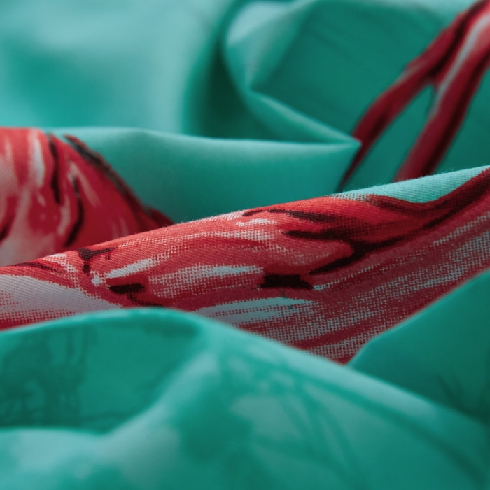 91家纺网 家纺一手货源 找家纺 雲归梦家纺2019新款13372全棉活性大版四件套罗拉之翼兰