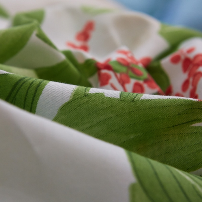 91家纺网 家纺一手货源 找家纺 雲归梦家纺2019新款13372全棉活性大版四件套 南海风情