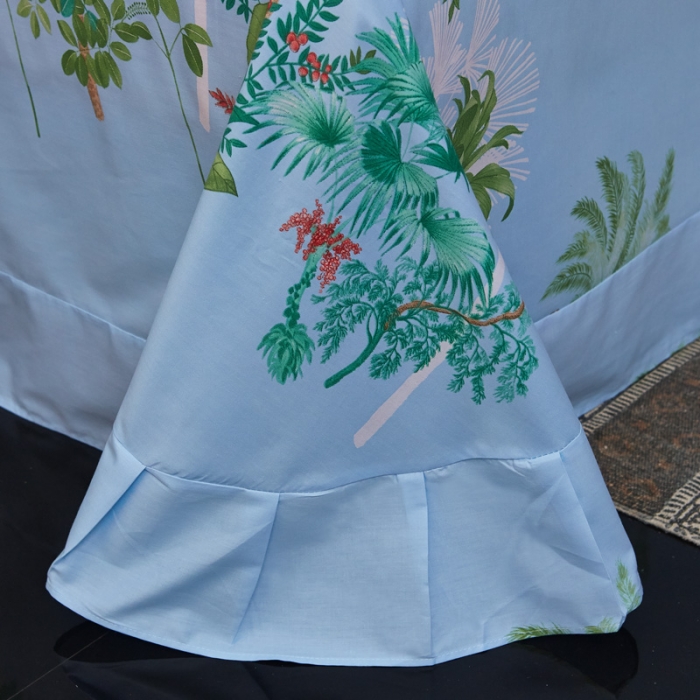 91家纺网 家纺一手货源 找家纺 雲归梦家纺2019新款13372全棉活性大版四件套 南海风情