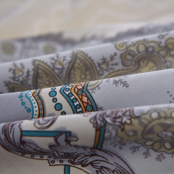 91家纺网 家纺一手货源 找家纺 雲归梦家纺 2019新款13372全棉活性大版四件套 如梦令