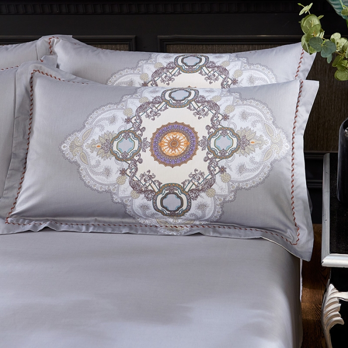 91家纺网 家纺一手货源 找家纺 雲归梦家纺 2019新款13372全棉活性大版四件套 如梦令