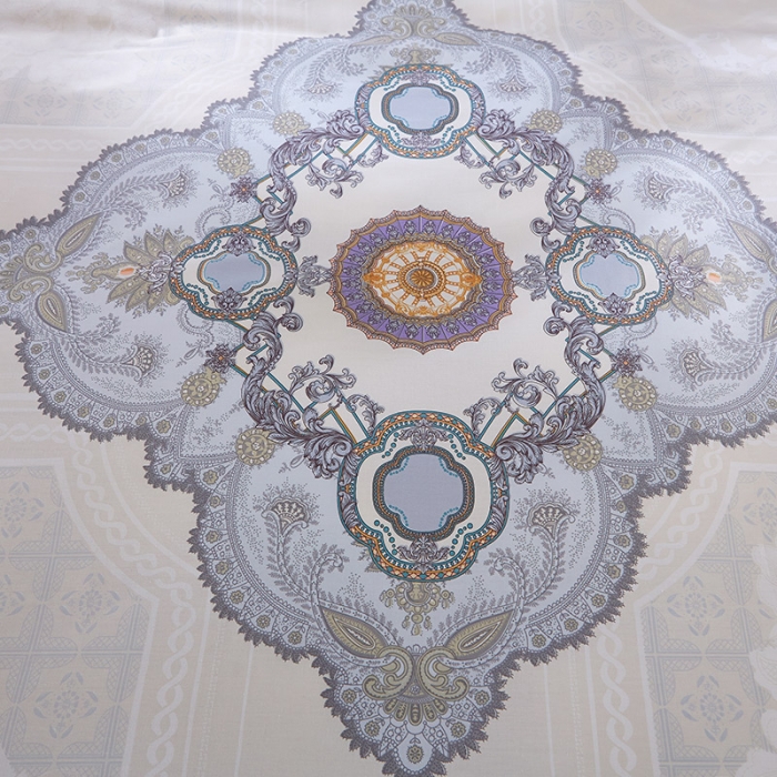 91家纺网 家纺一手货源 找家纺 雲归梦家纺 2019新款13372全棉活性大版四件套 如梦令