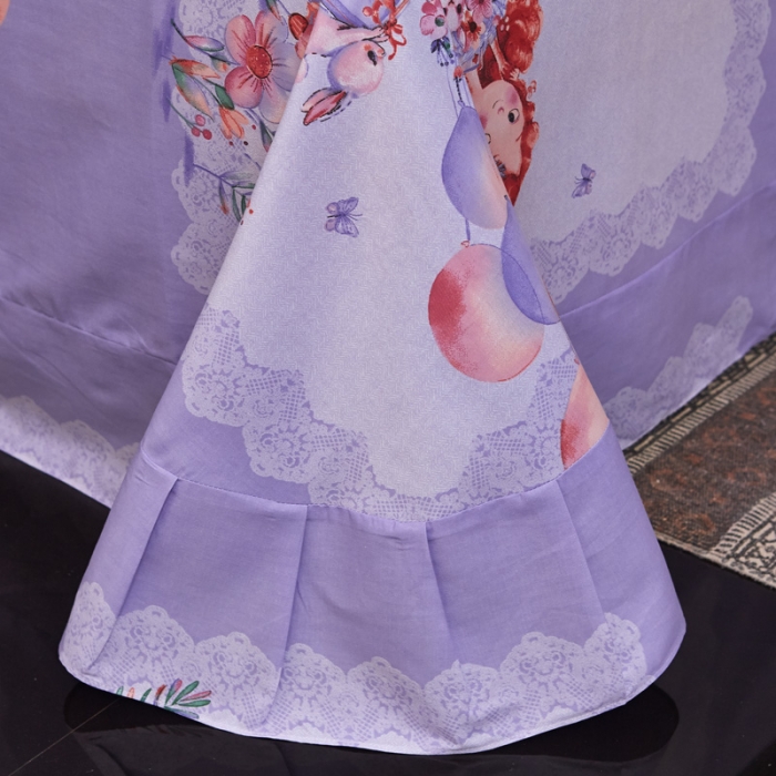 91家纺网 家纺一手货源 找家纺 雲归梦家纺2019新款13372全棉活性大版四件套 甜心宝贝