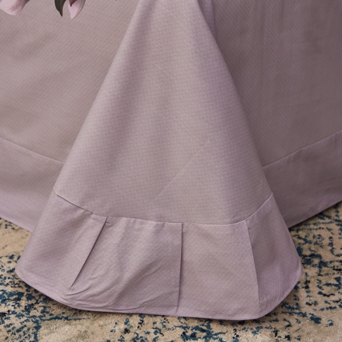 91家纺网 家纺一手货源 找家纺 雲归梦家纺2019新款13372全棉活性大版四件套 幽兰水绿