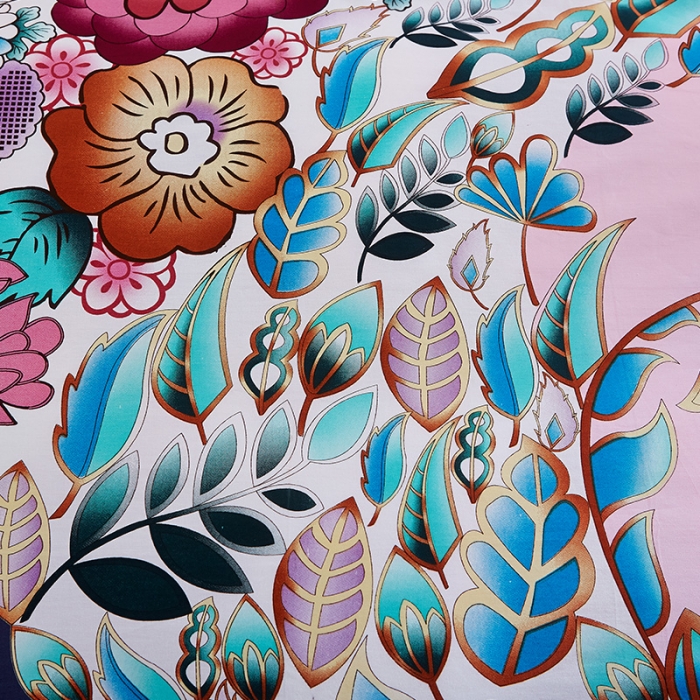 91家纺网 家纺一手货源 找家纺 雲归梦家纺 2019新款13372全棉活性大版四件套 韵味