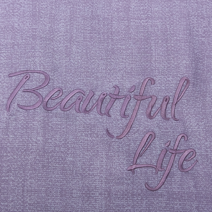 91家纺网 家纺一手货源 找家纺 雲归梦 北欧简约全棉绣花四件套 圣托里尼-丁香紫