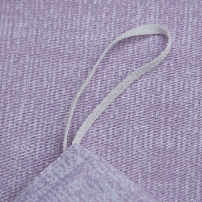 91家纺网 家纺一手货源 找家纺 雲归梦 北欧简约全棉绣花四件套 圣托里尼-丁香紫