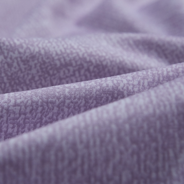 91家纺网 家纺一手货源 找家纺 雲归梦 北欧简约全棉绣花四件套 圣托里尼-丁香紫