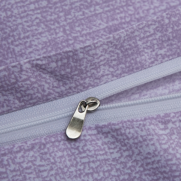 91家纺网 家纺一手货源 找家纺 雲归梦 北欧简约全棉绣花四件套 圣托里尼-丁香紫