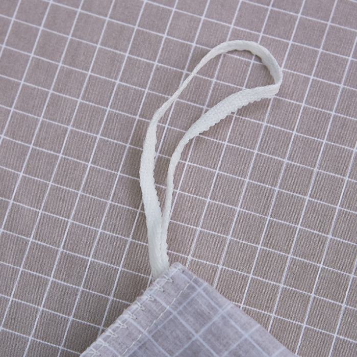 91家纺网 家纺一手货源 找家纺 雲归梦 北欧简约全棉绣花四件套 圣托里尼-格灰