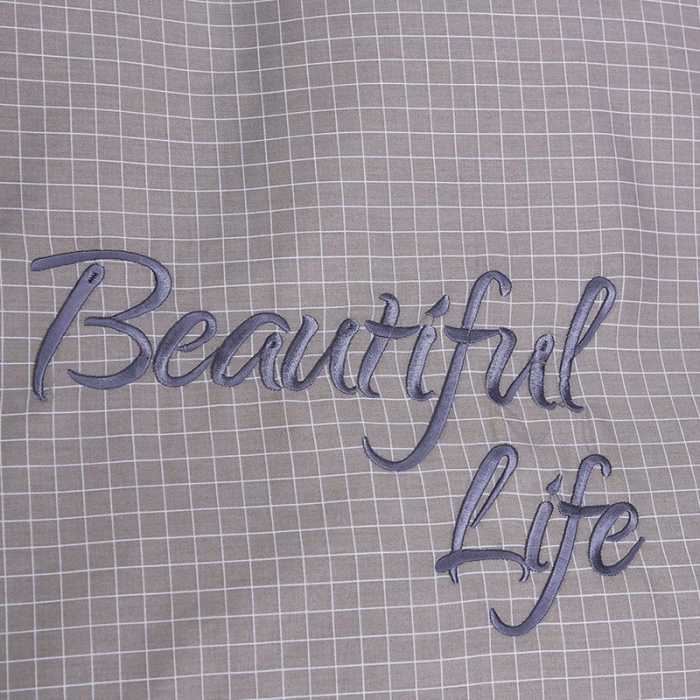 91家纺网 家纺一手货源 找家纺 雲归梦 北欧简约全棉绣花四件套 圣托里尼-格灰