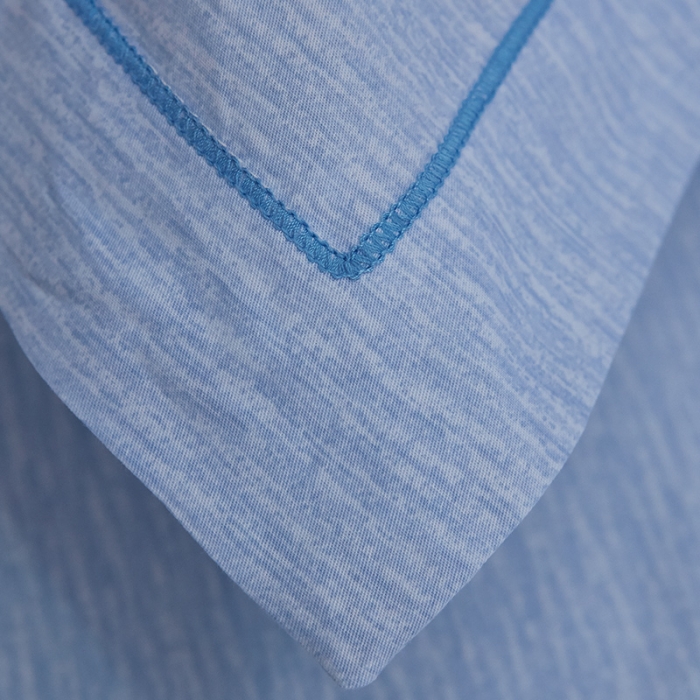 91家纺网 家纺一手货源 找家纺 雲归梦 北欧简约全棉绣花四件套 圣托里尼-海蓝