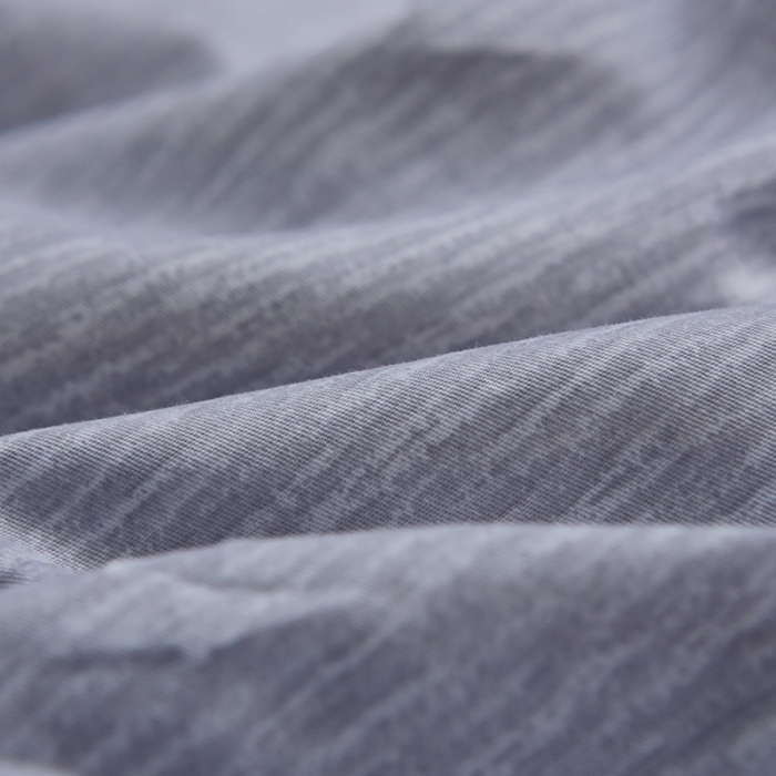 91家纺网 家纺一手货源 找家纺 雲归梦 北欧简约全棉绣花四件套 圣托里尼-米灰