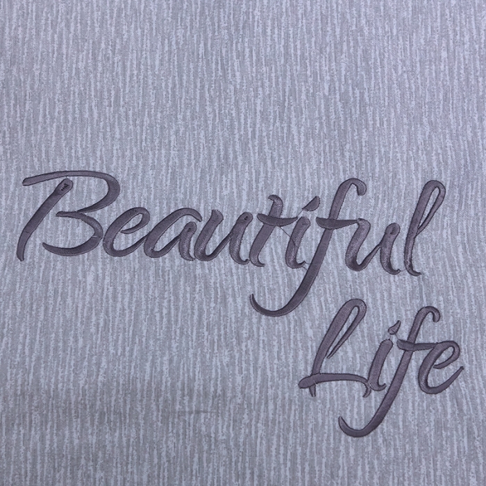 91家纺网 家纺一手货源 找家纺 雲归梦 北欧简约全棉绣花四件套 圣托里尼-米灰