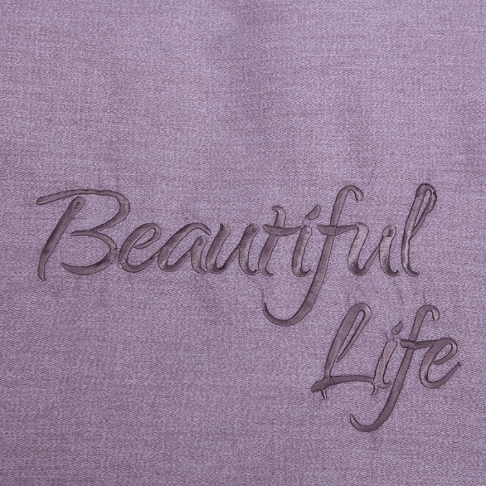 91家纺网 家纺一手货源 找家纺 雲归梦 北欧简约全棉绣花四件套 圣托里尼-浅灰