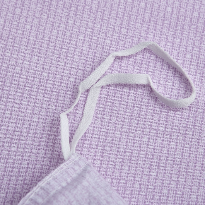 91家纺网 家纺一手货源 找家纺 雲归梦 北欧简约全棉绣花四件套 圣托里尼-浅紫