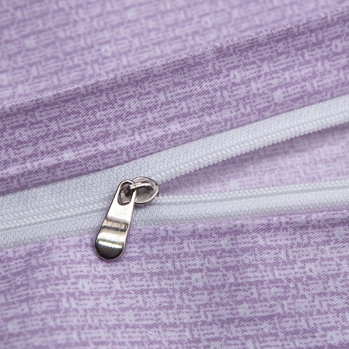 91家纺网 家纺一手货源 找家纺 雲归梦 北欧简约全棉绣花四件套 圣托里尼-浅紫