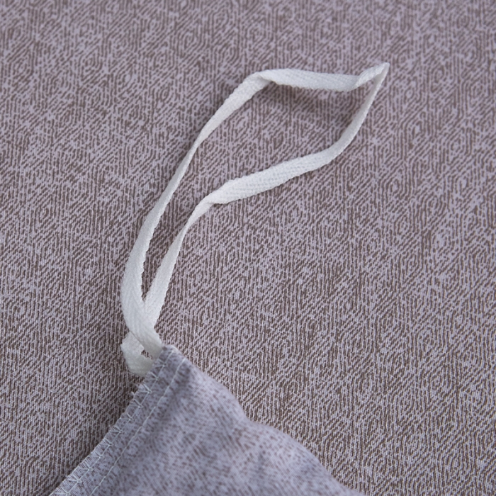 91家纺网 家纺一手货源 找家纺 雲归梦 北欧简约全棉绣花四件套 圣托里尼-深灰